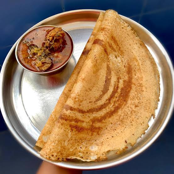 Set dosa and Chicken kheema